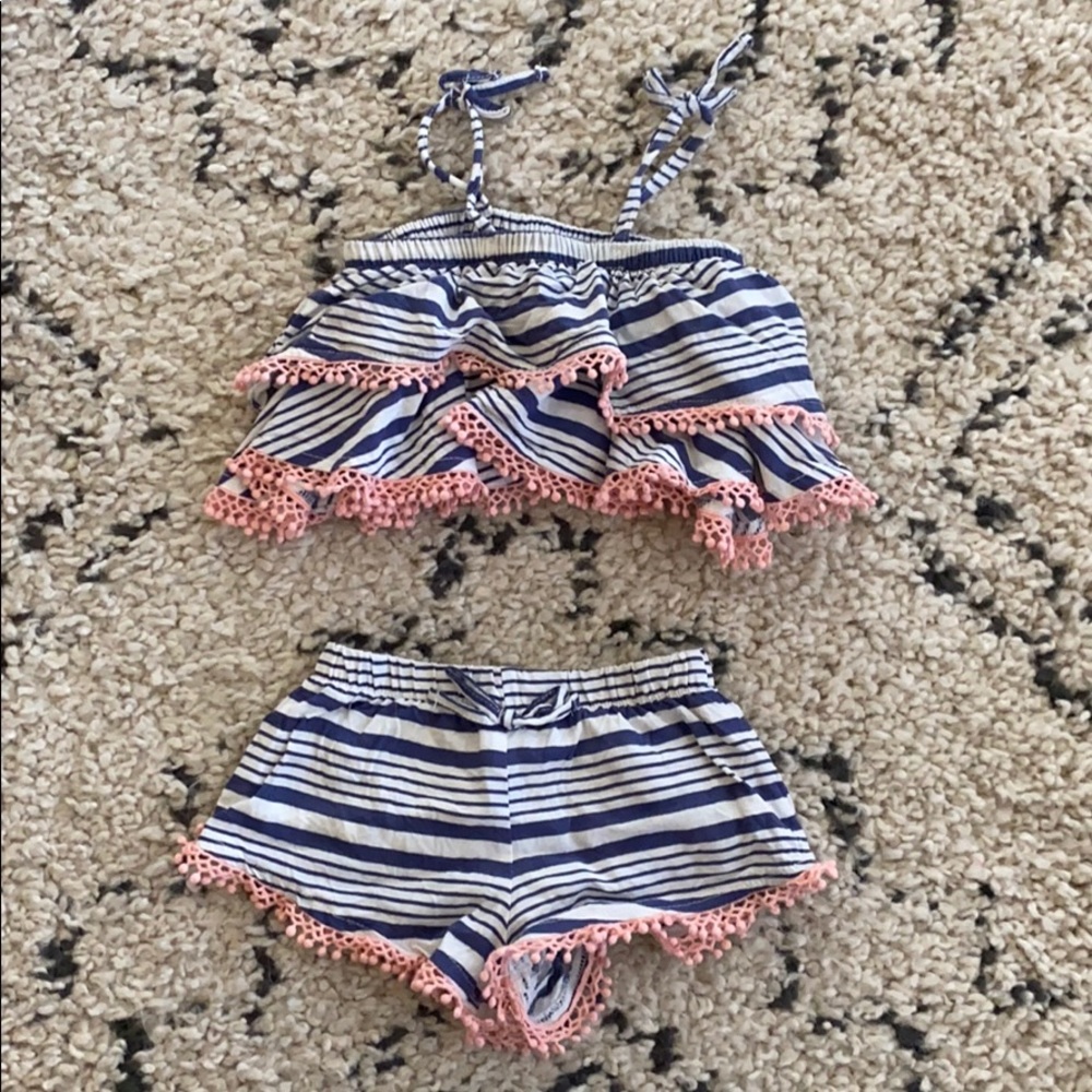 Jessica Simpson two piece outfit